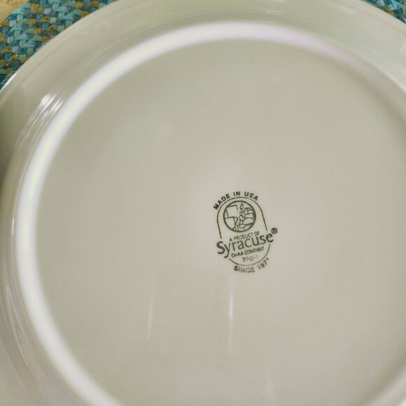Syracuse China Cascade 12” Chop Plate Swirl Restaurant Ware - Picture 3 of 3